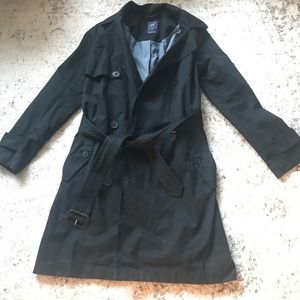 Gap Women Trench Coat in black